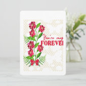 You're my Forever Feiertagskarte (Stehend Vorderseite)