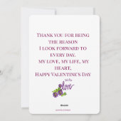 You're my Forever Feiertagskarte (Rückseite)