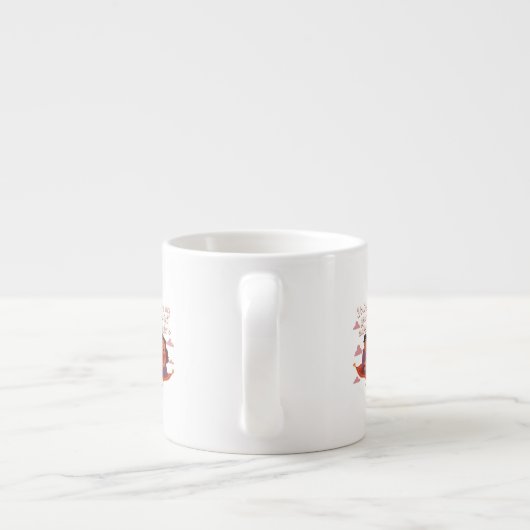 You're My Greatest Adventure – Romantic Flying Espressotasse (Rückseite)