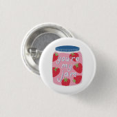 You're My Jam Valentinstag Button (Vorne & Hinten)
