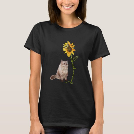 You're My Sunshine Sunflower Butterfly Sleepy Chub T-Shirt (Vorderseite)