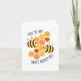 You're My Sweet Honey Bee Greeting Card Karte