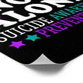 Youre Not Alone Depression Suicide Prevention Awar Poster (Ecke)