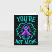 Youre Not Alone Premium  Karte (Gelbe Blume)