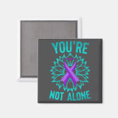 Youre Not Alone Premium  Magnet (Vorderseite/Rückseite)