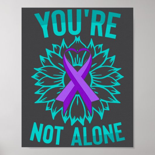 Youre Not Alone Premium  Poster (Vorne)