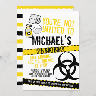 You're not invited einladung