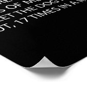 You're Not The Boss Of Me Funny Dog Owner Saying Q Poster (Ecke)