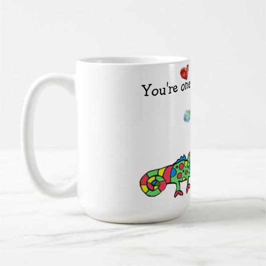You're One in a Chameleon Kaffeetasse (Links)