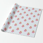 You're Purr-ty Special Gingham Kitty Cat Geschenkpapier (Ungerollt)