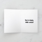 You're Simply MOO-velous Folded Greeting Card Karte (Innenseite)