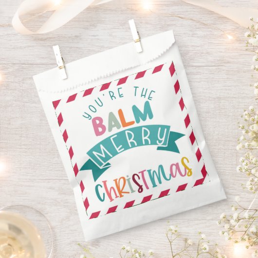 you're the balm merry Christmas gift Note Card Geschenktütchen (Ausgeschnitten)