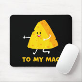 You're The Cheese To My Mac Funny Matching Couples Mousepad (Mit Mouse)