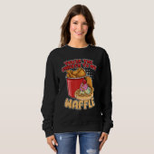 You're The Chicken To My Waffle Breakfast Waffles Sweatshirt (Vorne ganz)