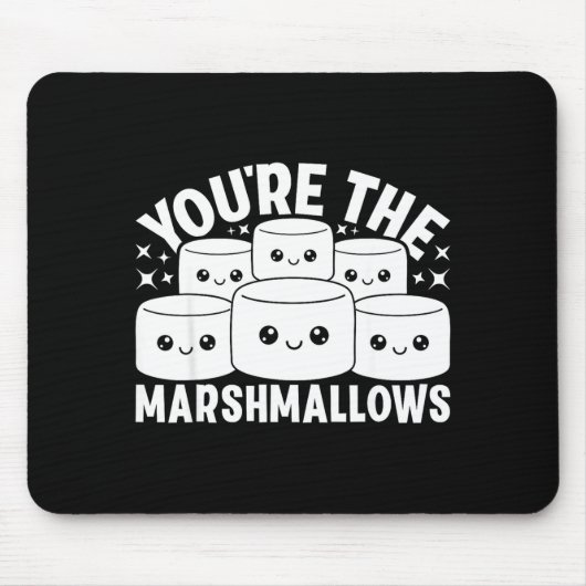You're The Marshmallows To My Hot Cocoa Valentine' Mousepad (Vorne)