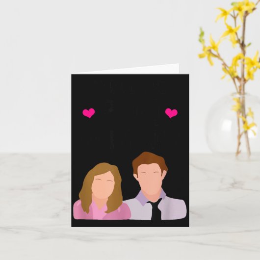 You're The Pam To My Jim Valentine’s Day Couple Ma Karte (Gelbe Blume)