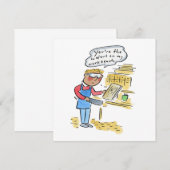 You're the walnut on my woodbench einladung (Vorne/Hinten)