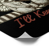 You're Weird I'll Keep You Funny Raccoon Ssum Poster (Ecke)