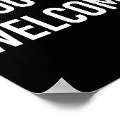 You're Welcome, Funny, Jokes, Sarcastic  Poster (Ecke)