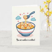 Youre Wonton In A Million Card Karte (Gelbe Blume)