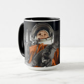 Youri Gagarine Zitat Tasse (Vorderseite Links)
