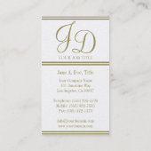 YourJobTitle extravagante Visitenkarte (Rückseite)