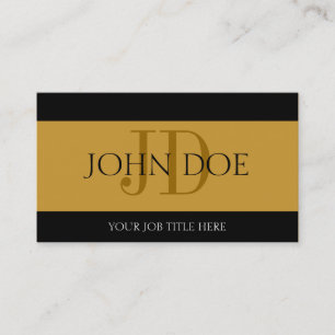 YourJobTitle Gold/GoldBar Visitenkarte