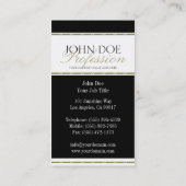 YourJobTitle Gold-Skript Visitenkarte (Rückseite)