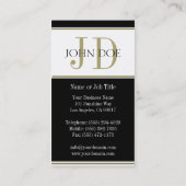 YourJobTitle Goldstreifen Visitenkarte (Rückseite)