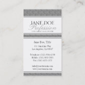 YourJobTitle Skript-blaues klassisches Visitenkarte (Rückseite)