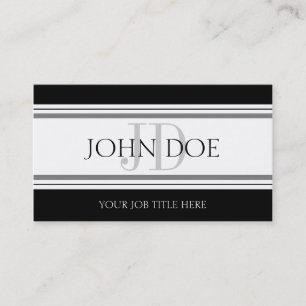 YourJobTitle Stripes W/W Visitenkarte