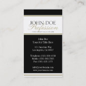 YourJobTitle W/B Goldgrenze/kundengerechtes Skript Visitenkarte (Rückseite)