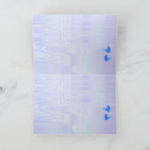 Yours Bluely Karte (Innenseite)