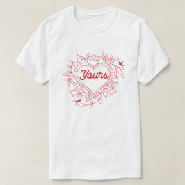 Yours Couples Valentinschen T - Shirt