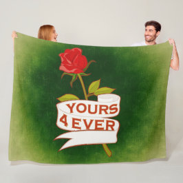 YOURS FOREVER FLEECEDECKE
