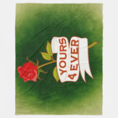 YOURS FOREVER FLEECEDECKE (Vorderseite)