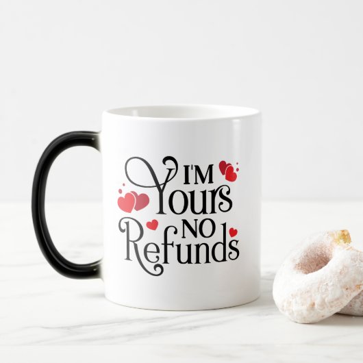 Yours-Monogramm-Tasse Verwandlungstasse (Mit Donut)