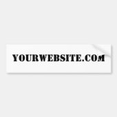 YourWebSite.com Autoaufkleber (Vorne)