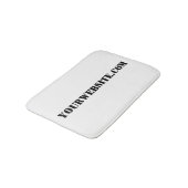 YourWebSite.com Badematte (Schrägansicht)