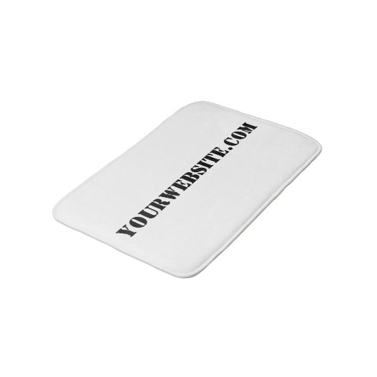 YourWebSite.com Badematte (Schrägansicht)