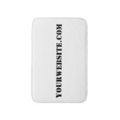 YourWebSite.com Badematte (Vorderseite Vertikal)