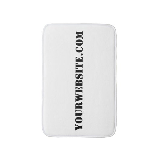 YourWebSite.com Badematte (Vorderseite Vertikal)