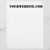 YourWebSite.com Briefkopf (Vorne/Hinten)