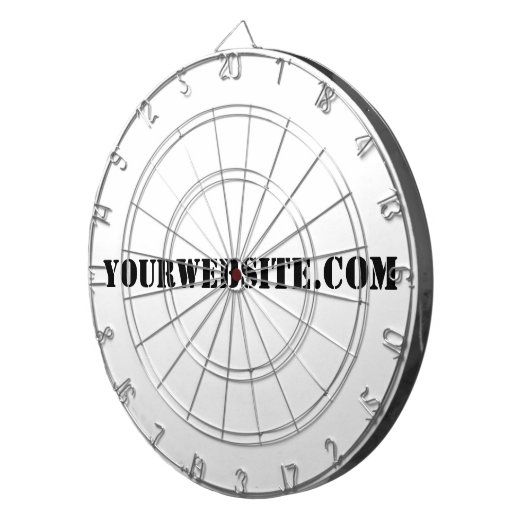YourWebSite.com Dartscheibe (Vorderseite rechts)