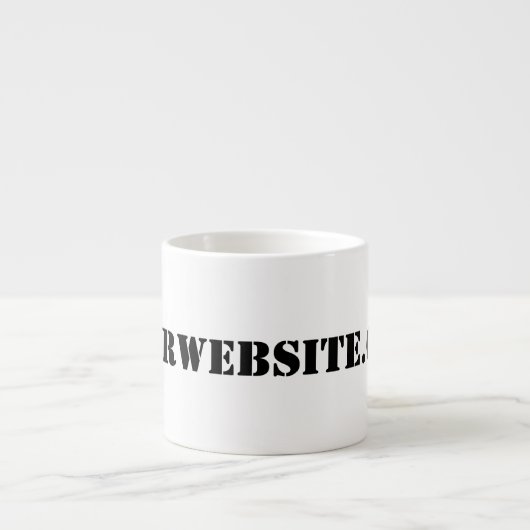 YourWebSite.com Espressotasse (Vorderseite)