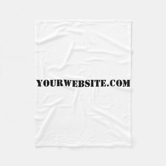 YourWebSite.com Fleecedecke (Vorderseite)
