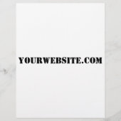 YourWebSite.com Flyer (Vorne)