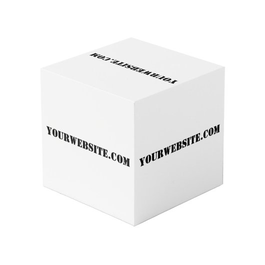 YourWebSite.com Foto Cube Würfel (Rückseite Schrägansicht)