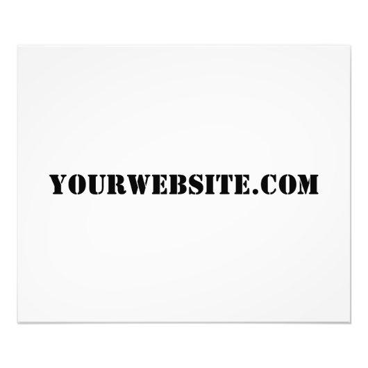 YourWebSite.com Fotodruck (Vorne)