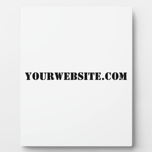 YourWebSite.com Fotoplatte (Vorderseite)